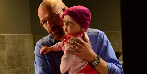 Holly in the arms of Walter White